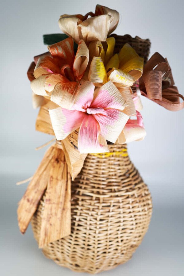 JARRÓN CON FLORES